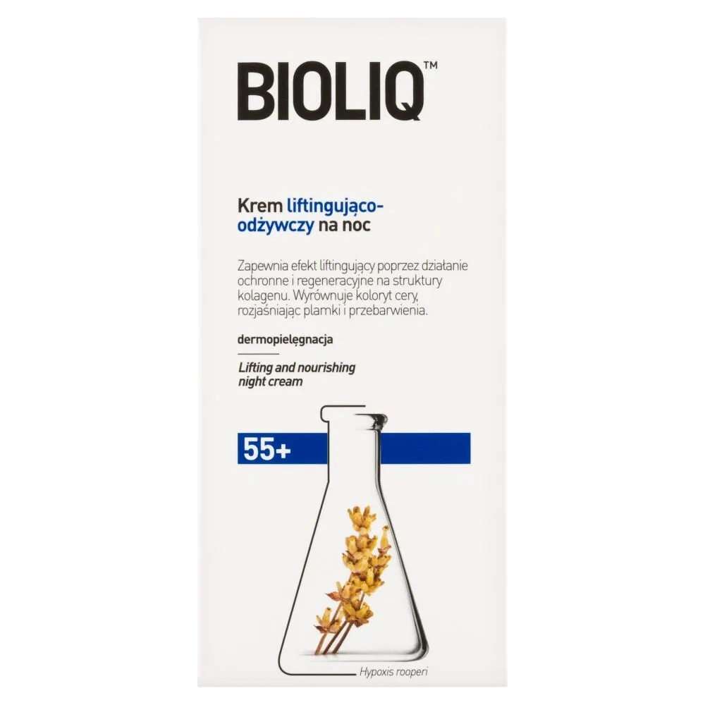 Bioliq 55+ Krem liftingująco-odżywczy na noc