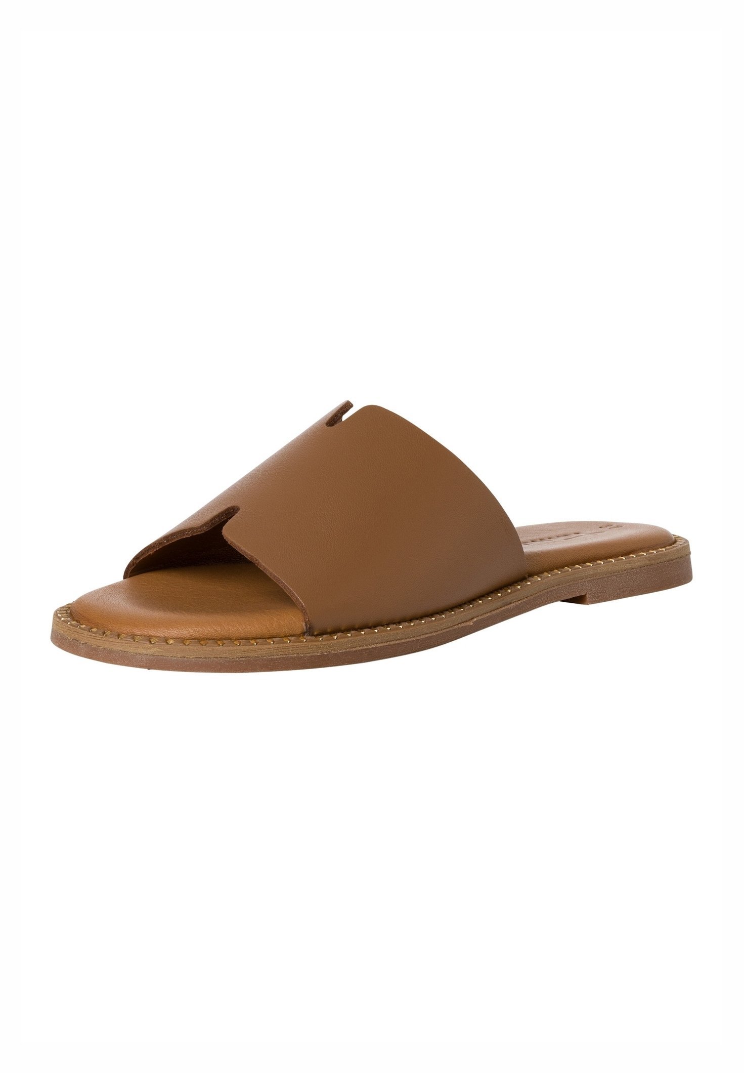 Tamaris Mules - cognac