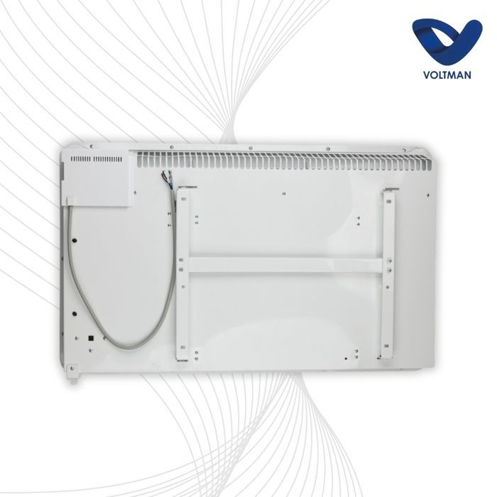 Voltman Wi-Fi-aangesloten droog gietijzeren inertieverwarming - Wit - 1500W