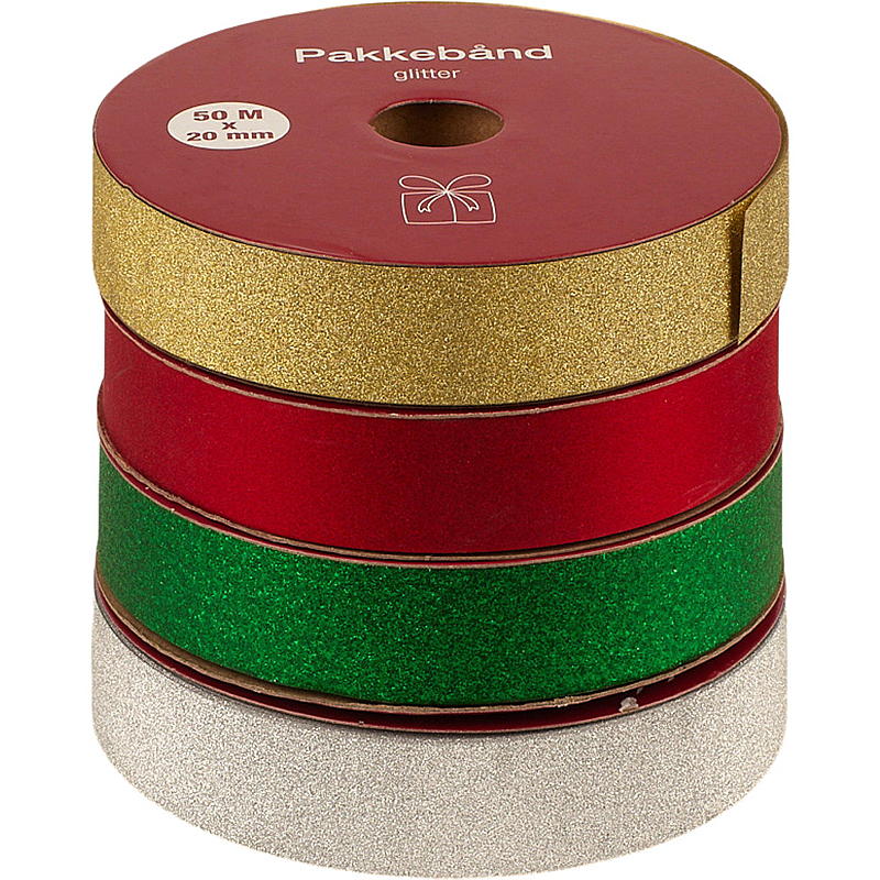 Koti Pakkausteippi 50 mx 2 cm glitter