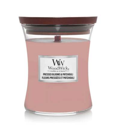 WoodWick presēti ziedi un pačūlija