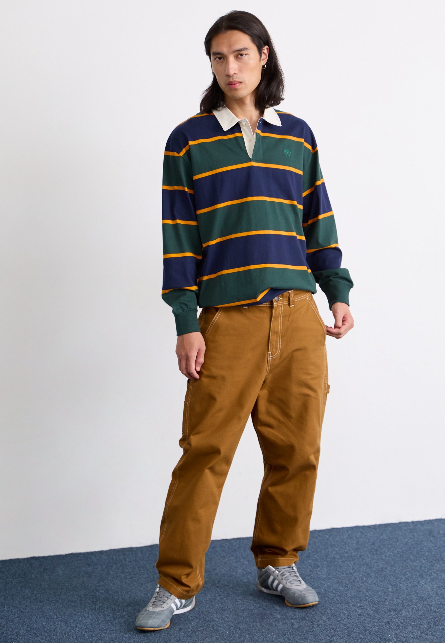 Timberland RUGBY - Polo - caban/vert pignons