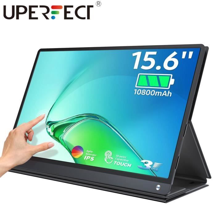 15-tommer FHD 1080P bærbar touchskærm med batteri - UPerfect