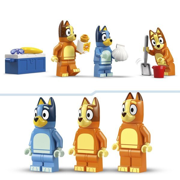 LEGO Bluey 11202 Blueyjeva vožnja z avtomobilčkom na plažo