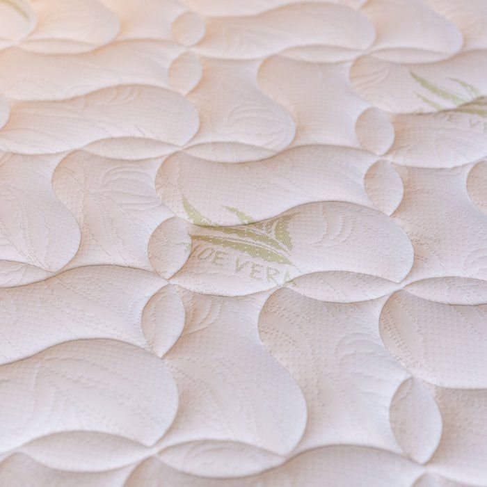 Colchón de Aloe Vera 120x190 cm | Altura 27 cm | Espuma viscoelástica | Hipoalergénico | Calidad Premium | Soporte para la espalda | Firmeza