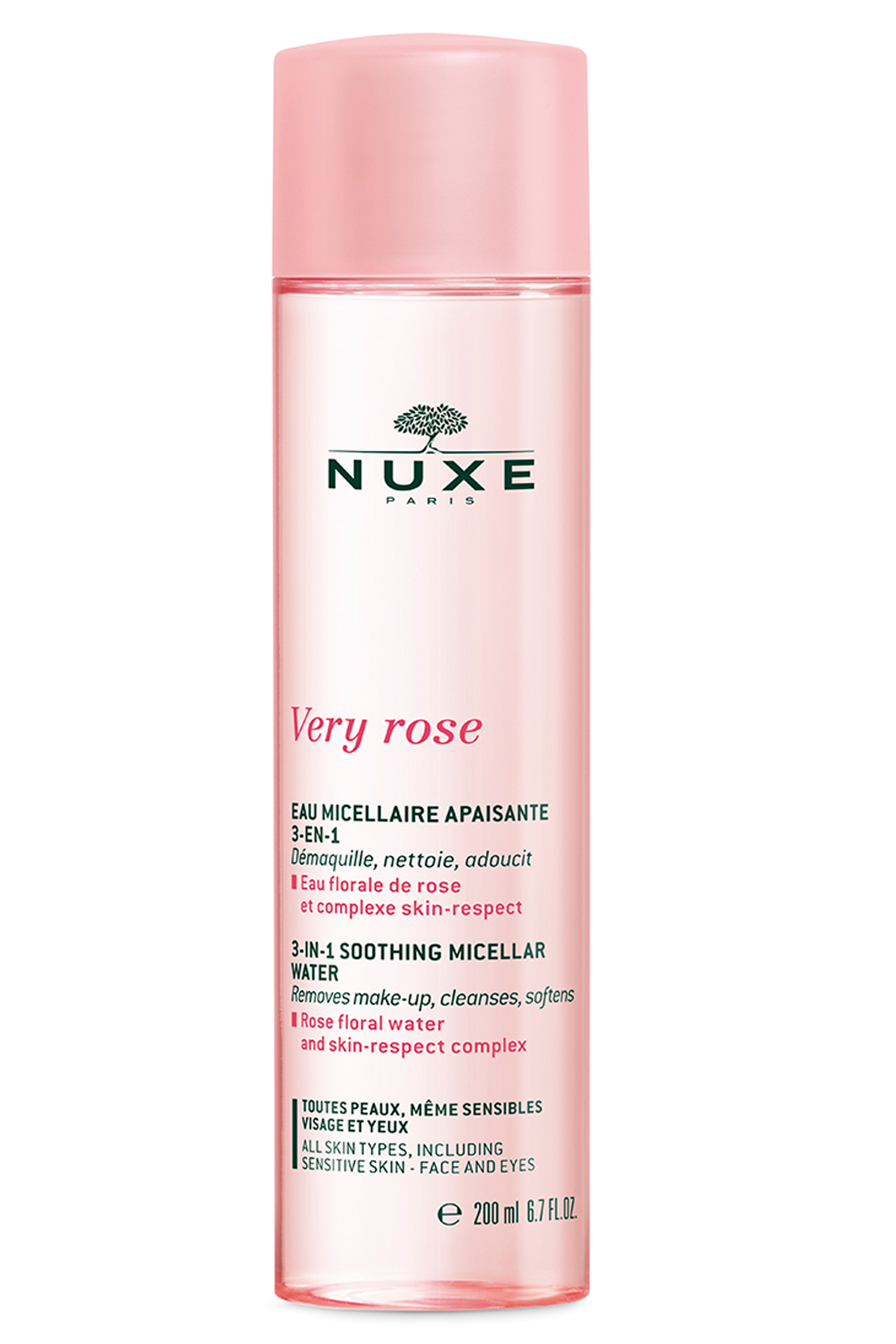 Very Rose micellás víz minden bőrtípusra 200 ml - NUXE