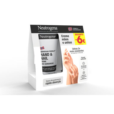Neutrogena Hand- och Nagelkräm 4-i-1-förpackning 2 x 75 ml
