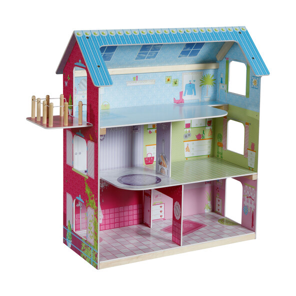 Casa de bonecas, incluindo acessórios