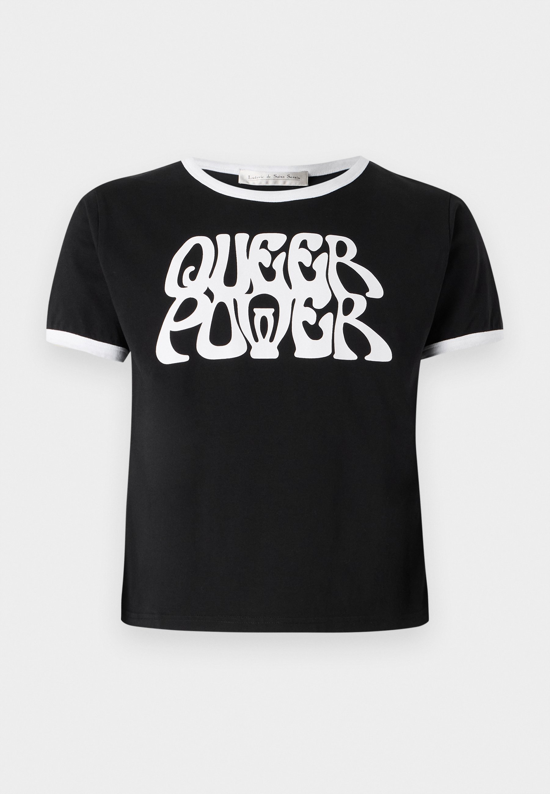 Ludovic de Saint Sernin QUEER POWER UNISEX - T-shirt met print - zwart
