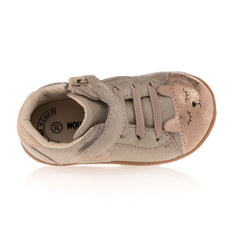 Sneakers beige da bambina