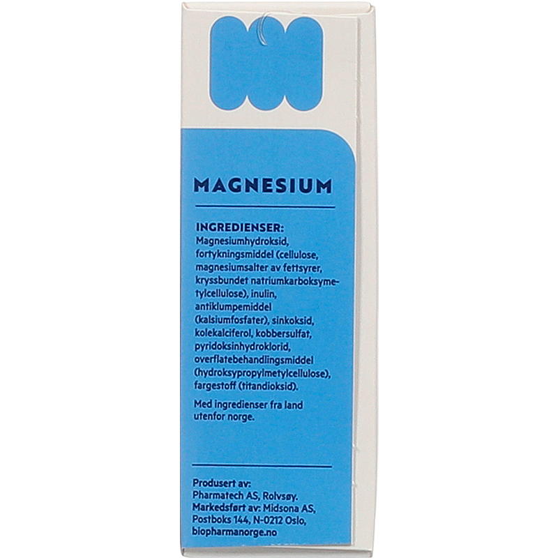 Biopharma Magnesium 120 stuks. Biopharma
