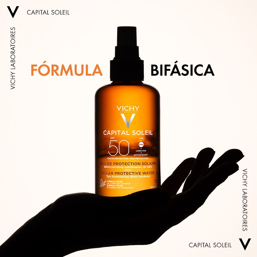 Capital Soleil sončna voda SPF50 Sončna krema iz lekarne