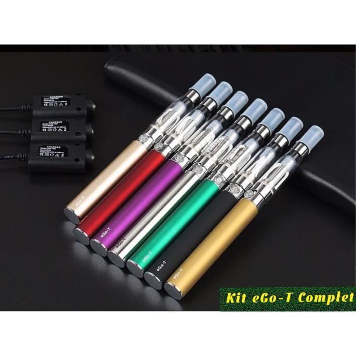 Cigarrillo electrónico Ego Ce4, batería de 1,6 ml y 1100 mAh, kit de cargador, color azul.