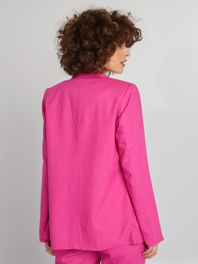 Chaqueta de traje de lino - ROSA
