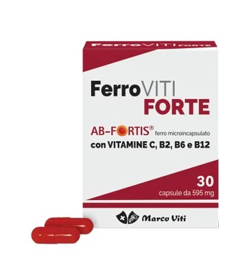 MARCO VITI Marco Viti Ferroviti Forte rauapreparaat 30 kapslit rauda ja vitamiine