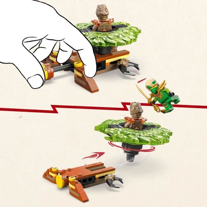 LEGO NINJAGO 71850 Lloyd contra la peonza del monstruo de la Tierra - Set de construcción