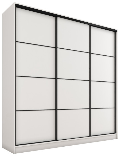 Szafa przesuwna 200 cm LOFT MAX biały