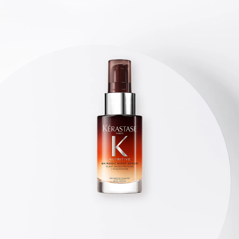 Kérastase Nutritive 8H Magic Night Serum: sérum noturno regenerador com efeito revitalizante para os cabelos.