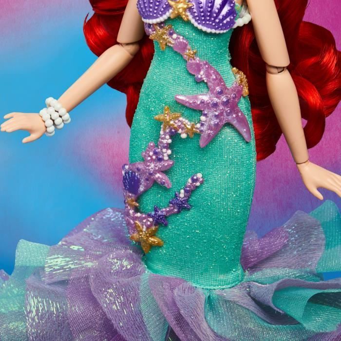 Disney Princess Style Series Ariel fashion doll, Deluxe collection with accessories, Disney toy, ages 6+