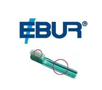 Cepillo de dientes Ebur con tapa (1 unidad)