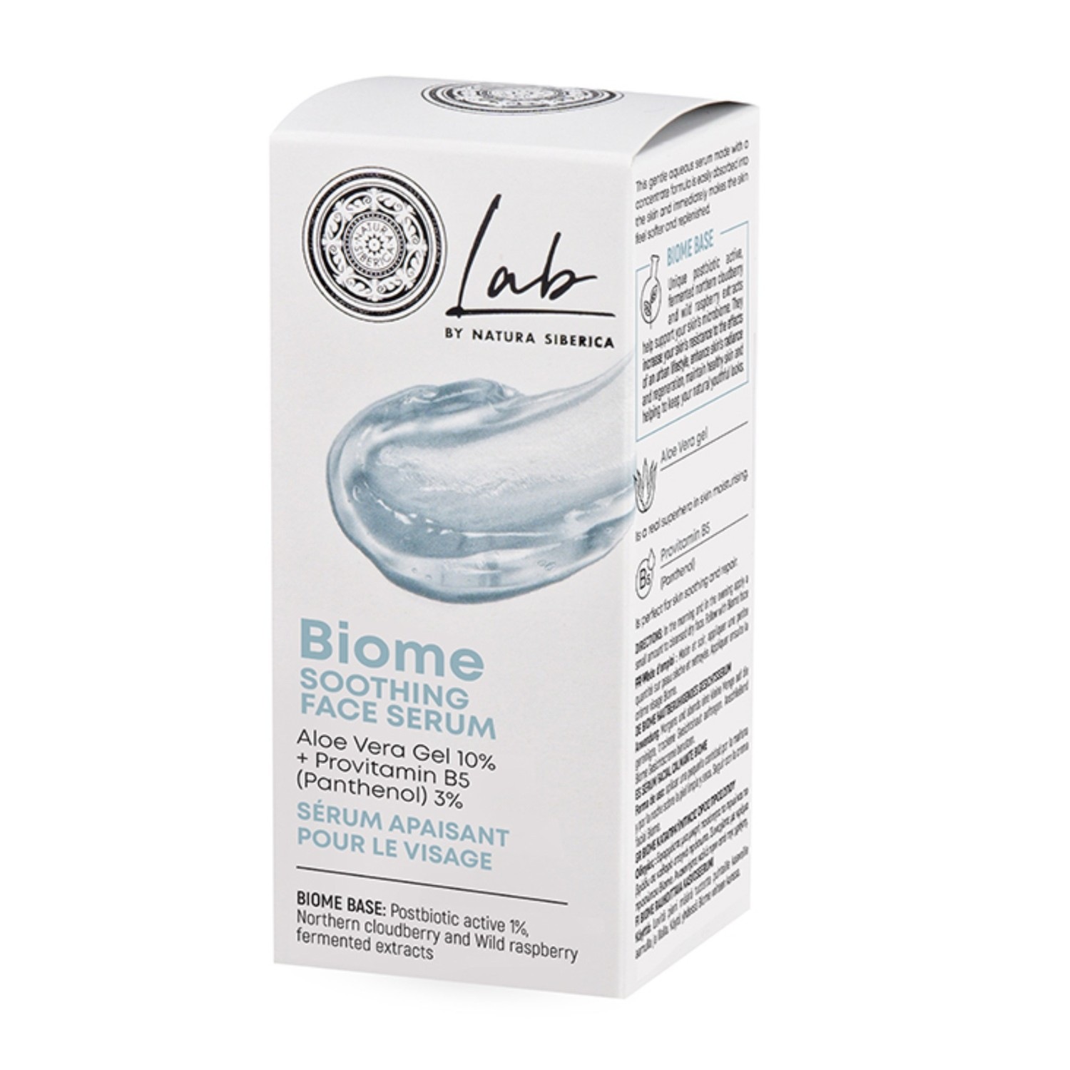 Natura Siberica LAB BIOME Sérum visage Apaisant
