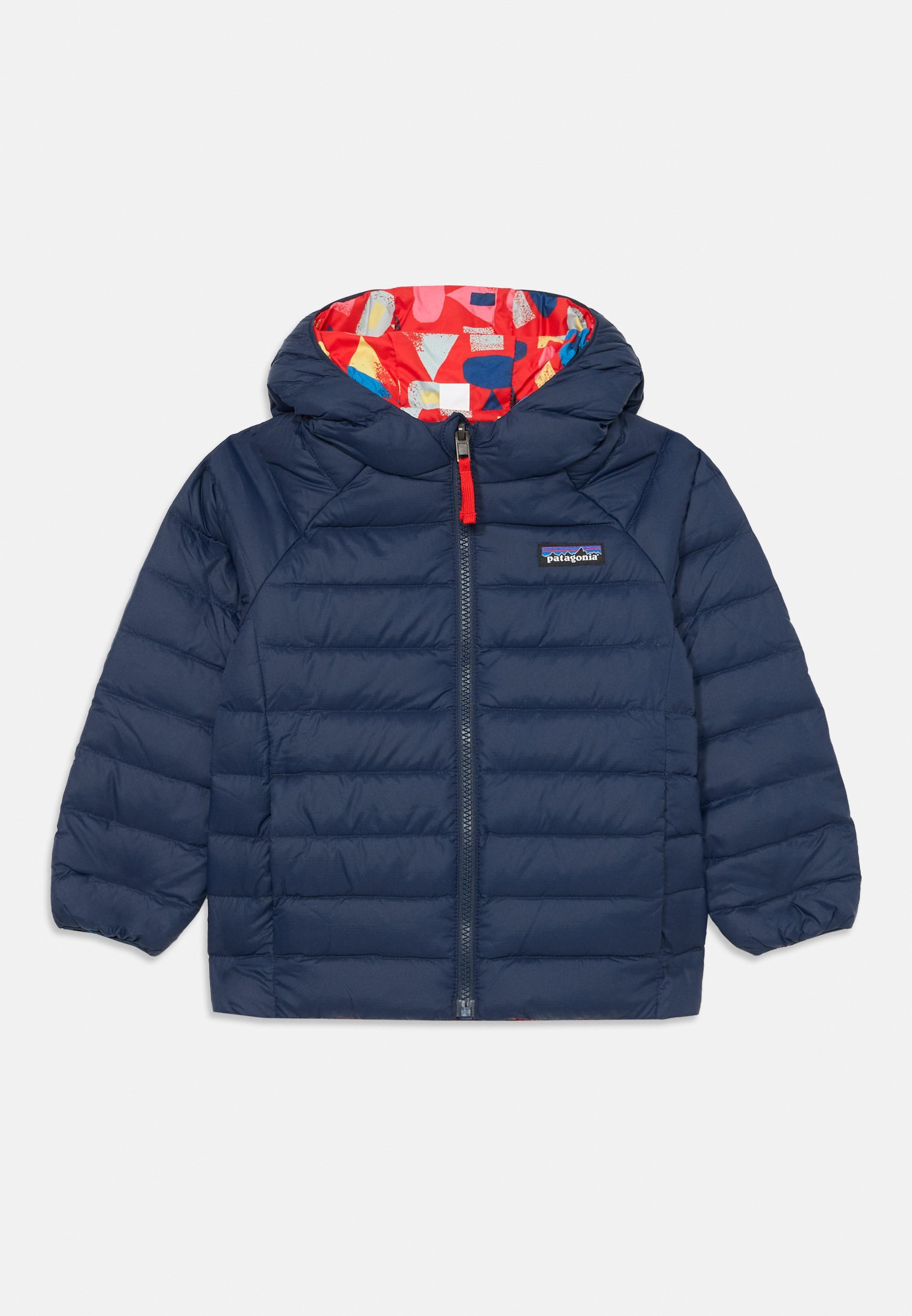 Patagonia BABY REVERSIBLE HOODY UNISEX - Untuvatakki - navy/red