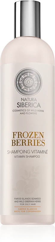 Natura Siberica Copenhagen vitaminski šampon z zamrznjenimi jagodami za mastne lase
