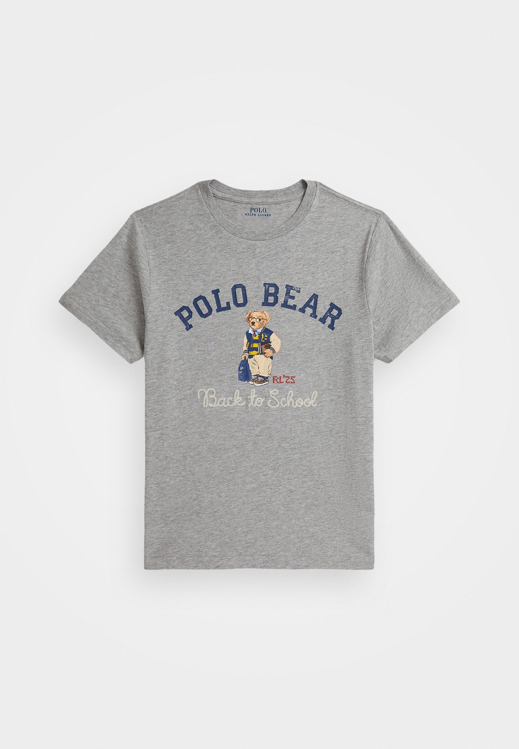 Polo Ralph Lauren POLO BEAR T-SHIRT EN JERSEY DE COTON - Imprimé - Andover Heather