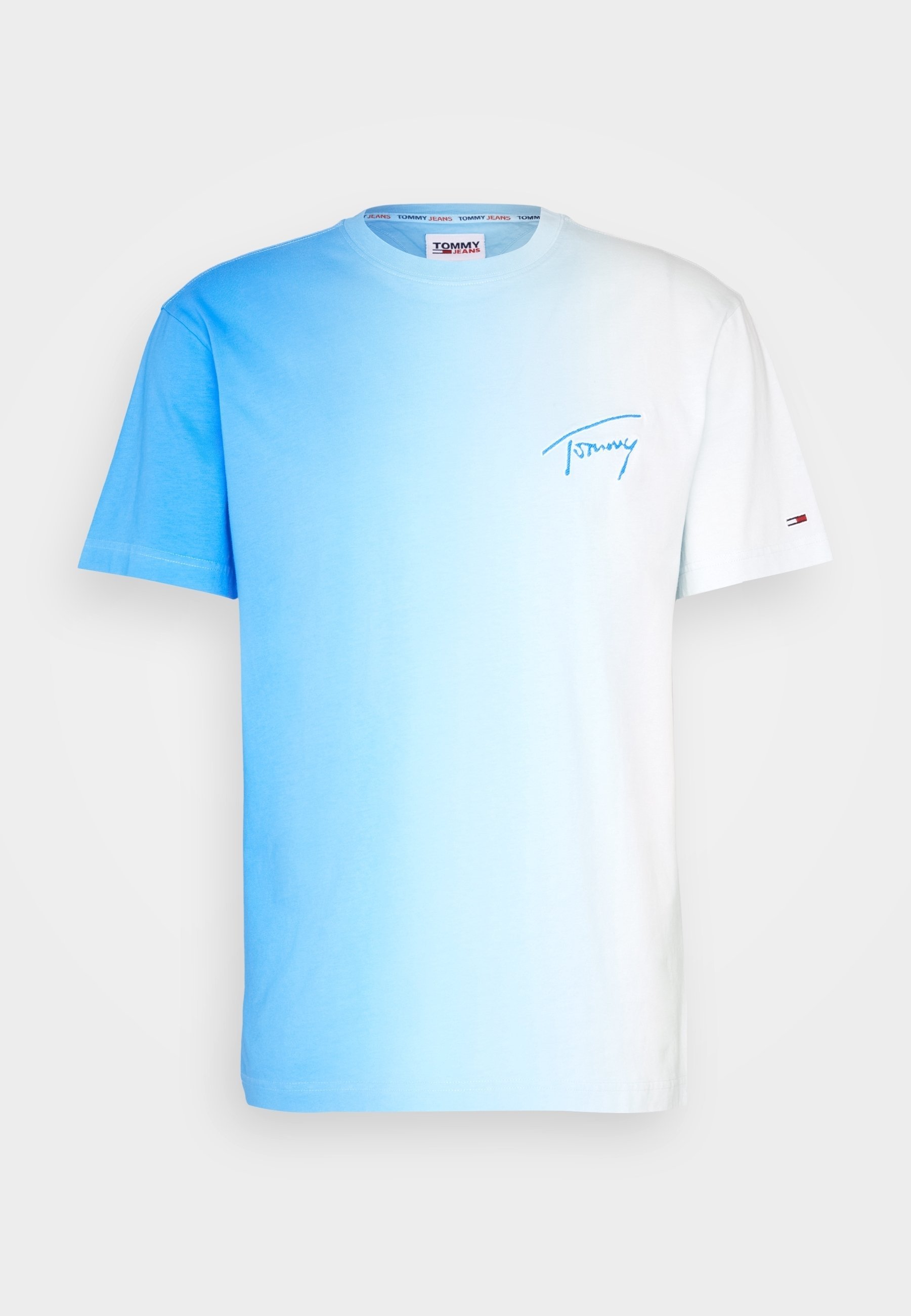 Tommy Jeans T-skjorte med trykk - lyseblå