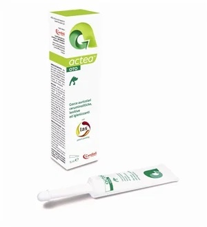 ACTEA Candioli Actea Oto Emulsion Gotas auriculares veterinárias 15 ml