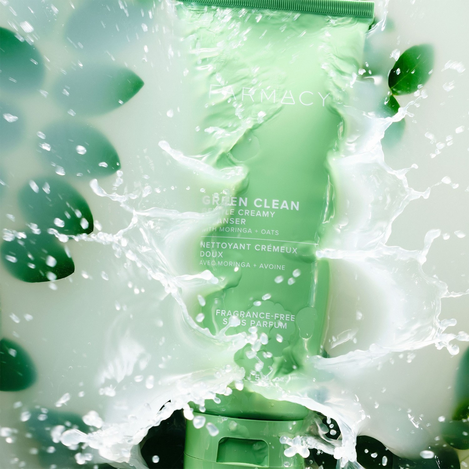 FARMACY Green Clean tīrīšanas krēms Maiga, krēmīga tīrīšana - 150 ml