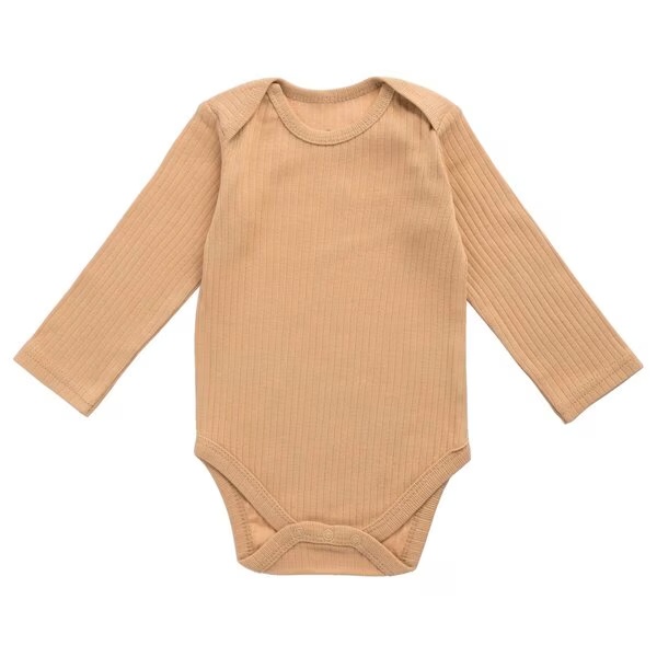 Kruidvat Ribbed Romper<br>bež, velikost 62-68