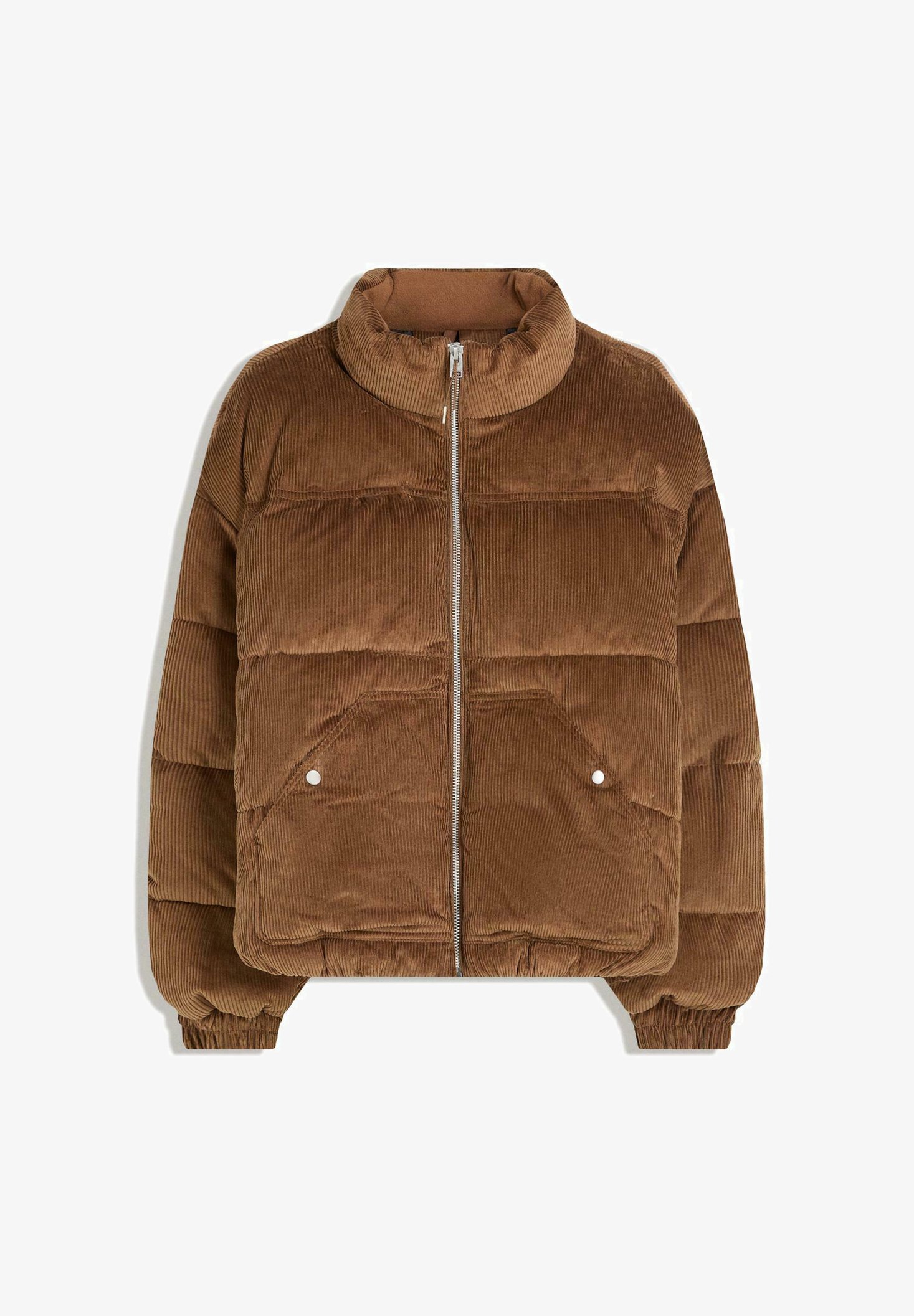 „Bershka“ žieminė striukė – tamsiai ruda