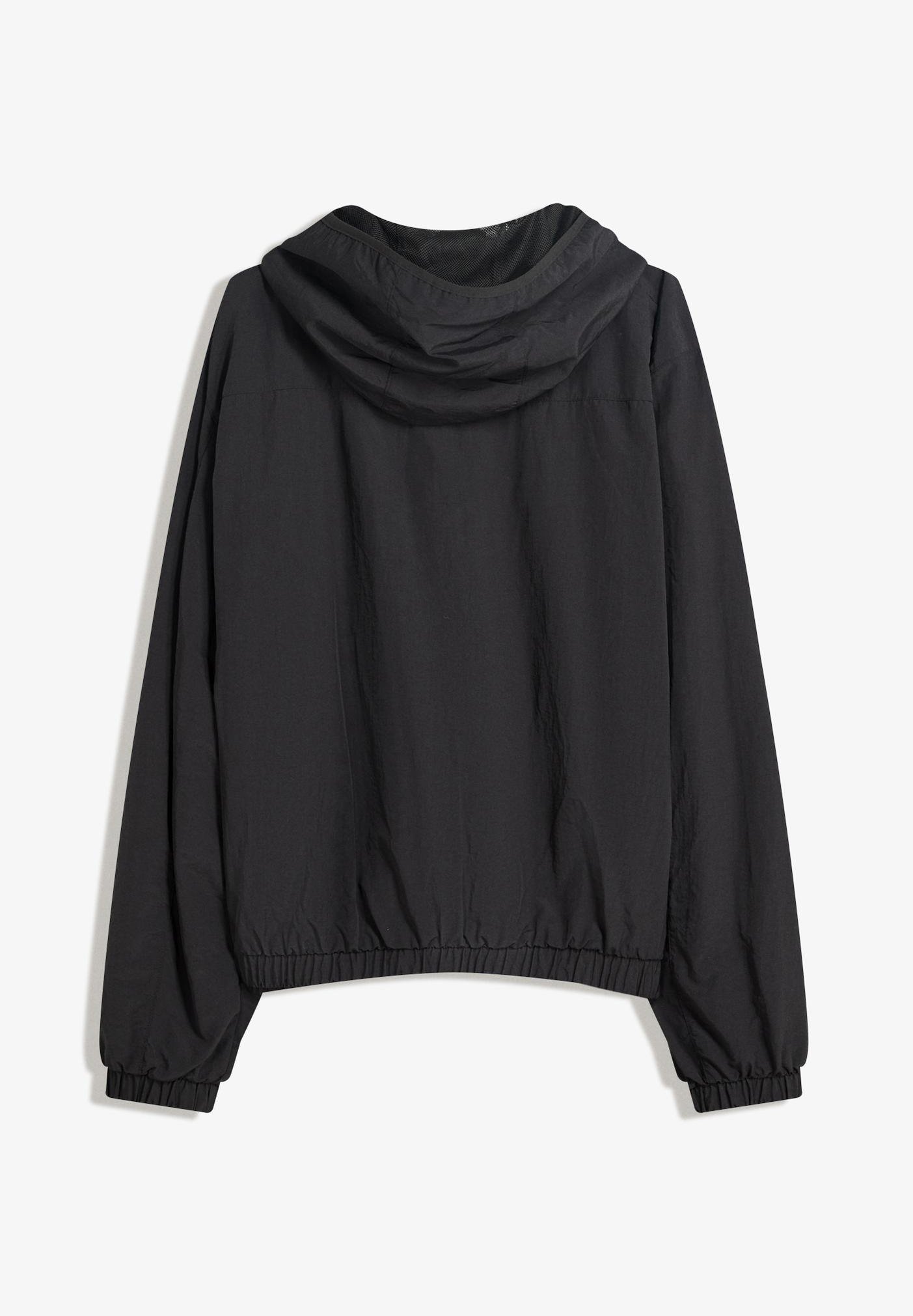 Bershka TECHNICAL - Jaqueta leve - preta