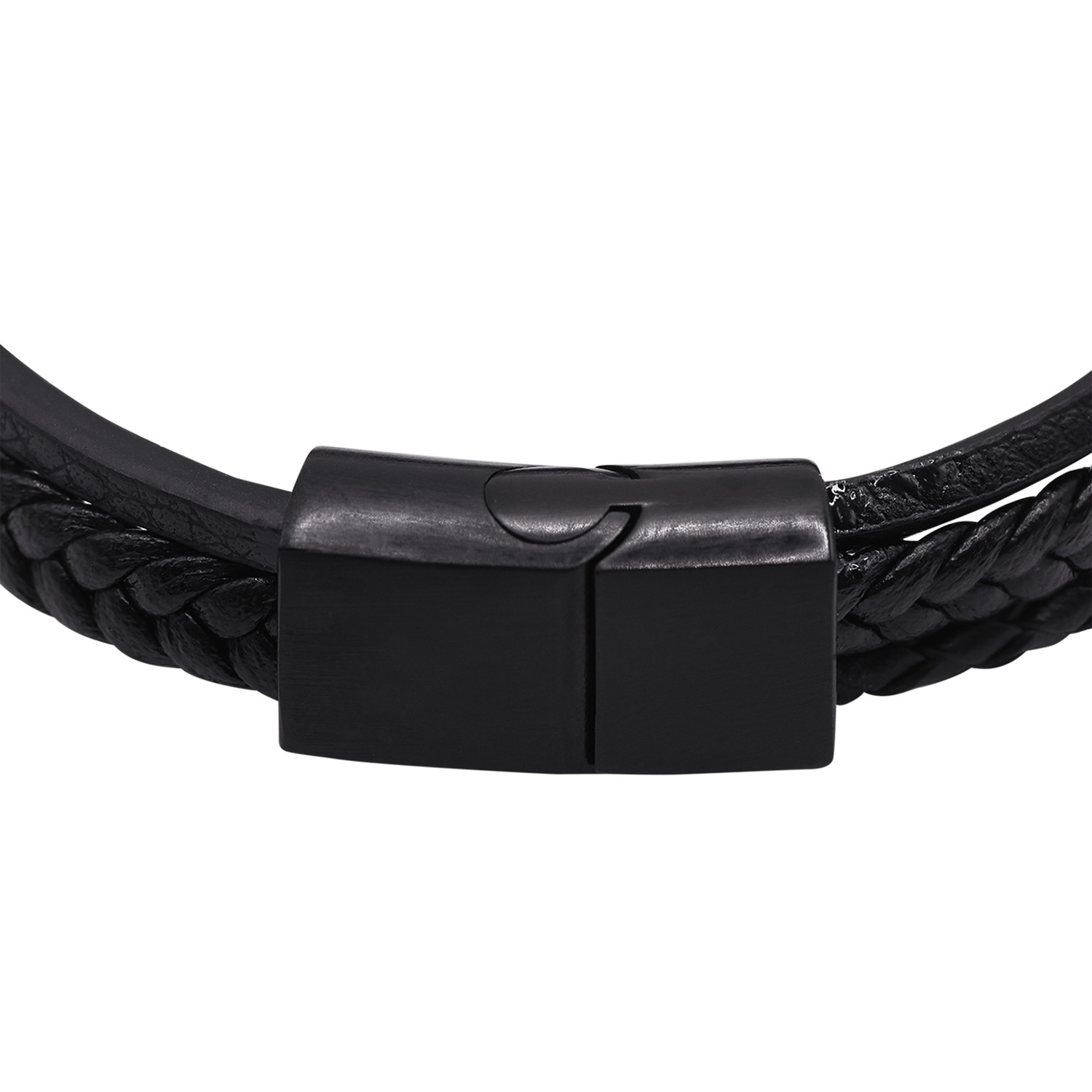 Heideman Bracelet en cuir Cosmo noir