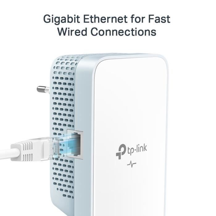 Powerline WiFi AC750 Mbps + Powerline 1000 Mbps - TP-Link TL-WPA7517 KIT - Porta Gigabit Ethernet - Ideale per servizi multi-TV