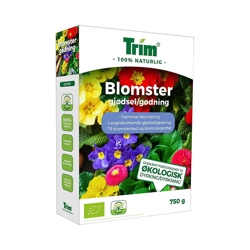 Trim-kukkalannoite 750 g, Trim 100 % luonnollinen