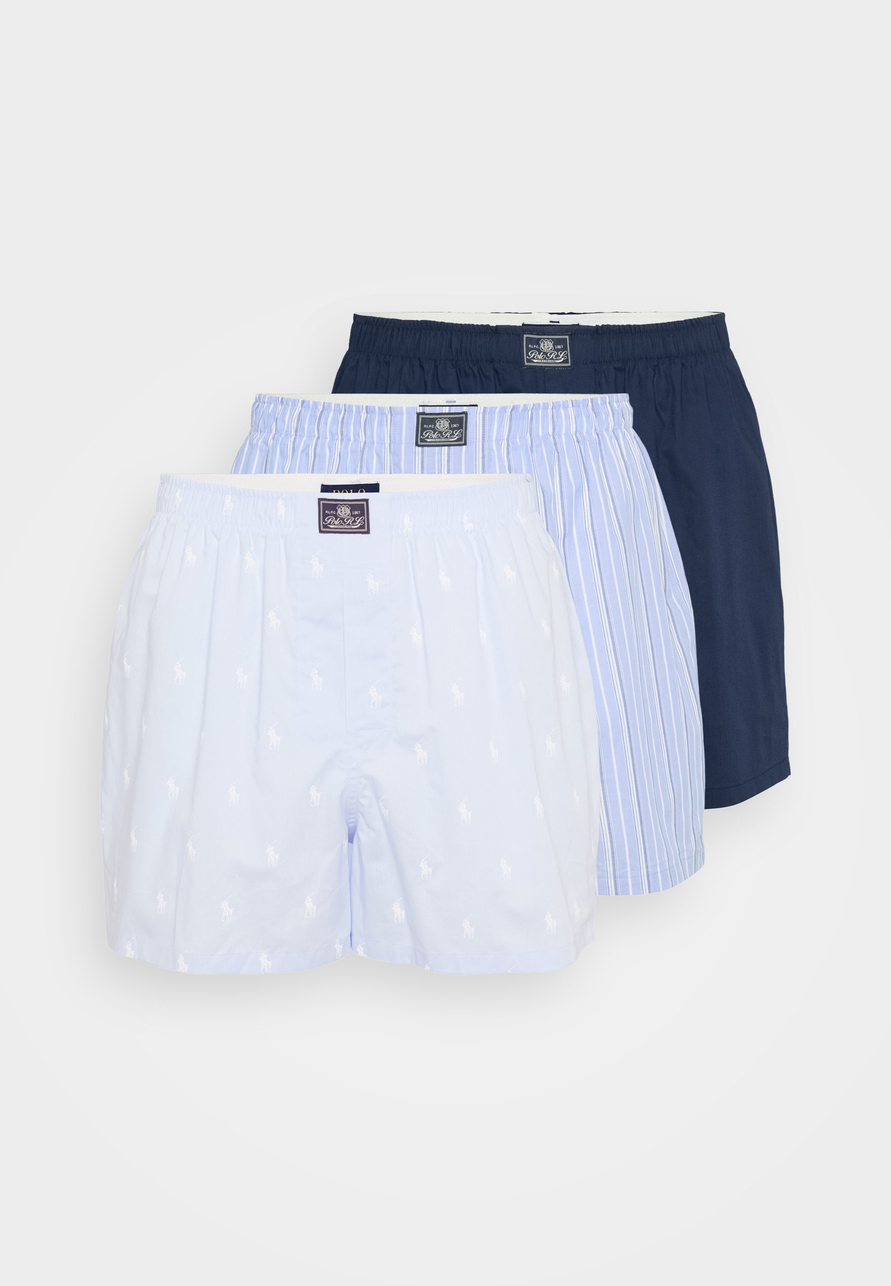 Polo Ralph Lauren OPEN 3-PACK - Boxershorts - blauw/marineblauw