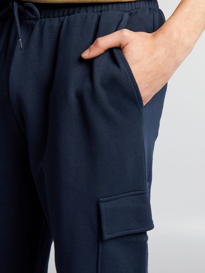 Joggingbroek met meerdere zakken - blauw
