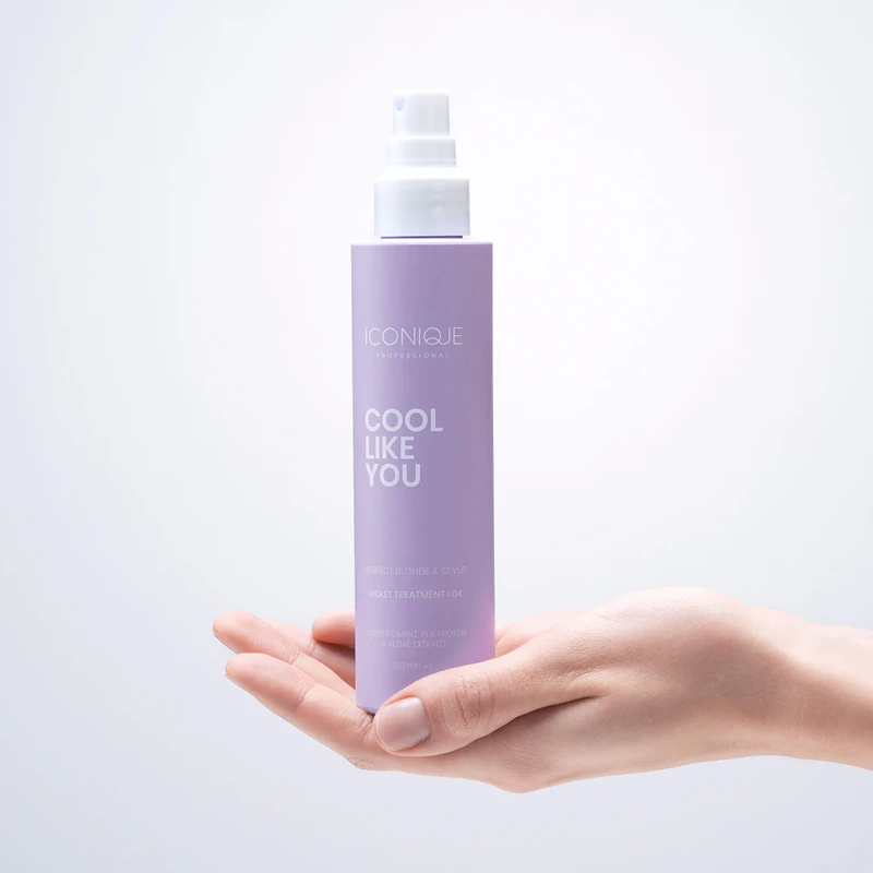 ICONIQUE Professional COOL LIKE YOU Perfect Blonde & Silver Violet bezoplachová kúra neutralizující žluté tóny