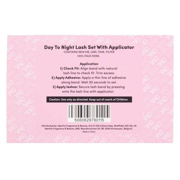 Oh My Lash Day to Night Schwarze künstliche Nerzwimpern Set