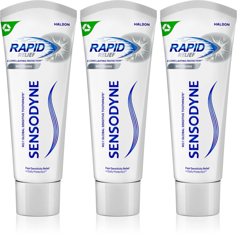 „Sensodyne Rapid Whitening“ dantų pasta jautriems dantims
