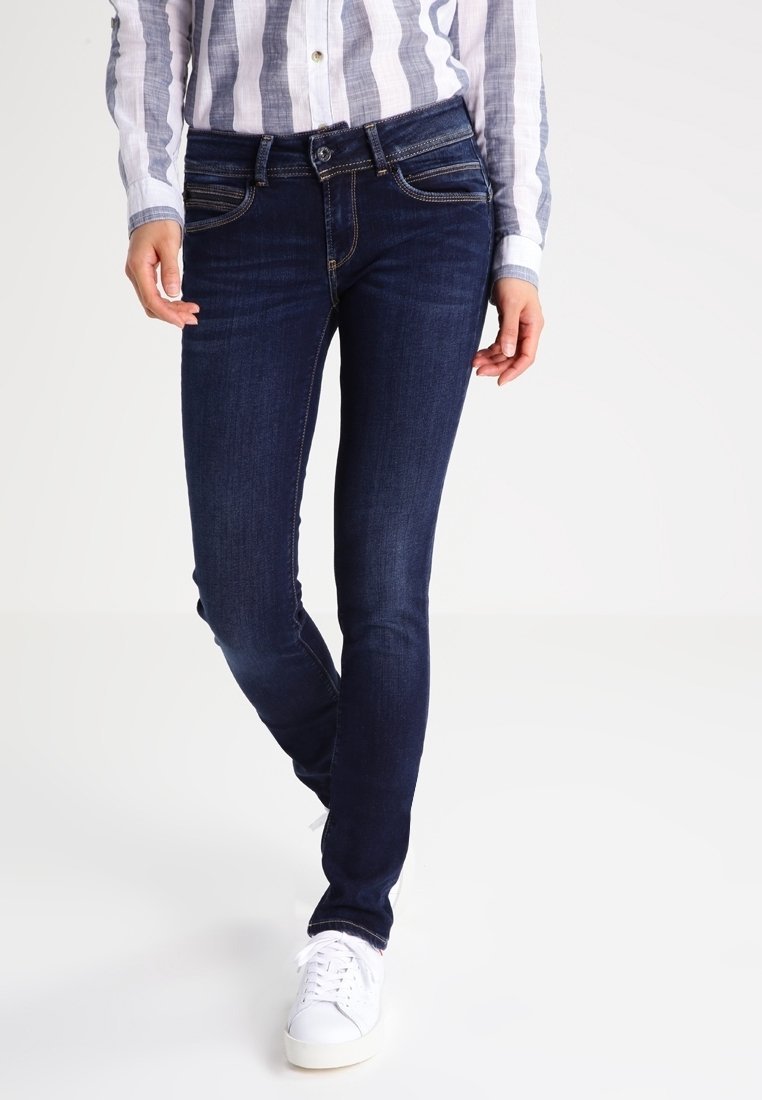 Pepe Jeans Slim Fit Jeans – dunkelblauer Denim