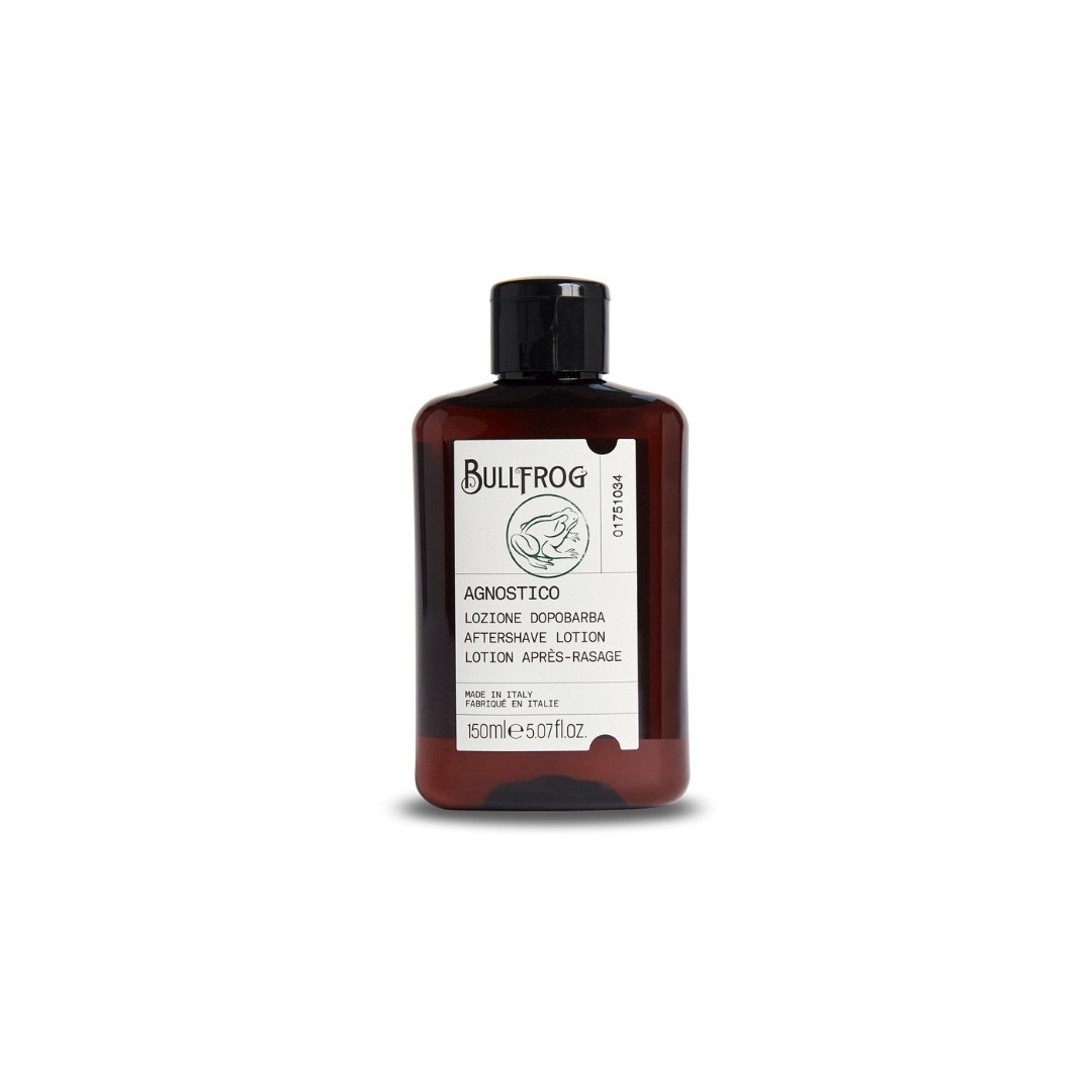 Gel de afeitar Bullfrog, loción para después del afeitado Agnostico – 150 ml