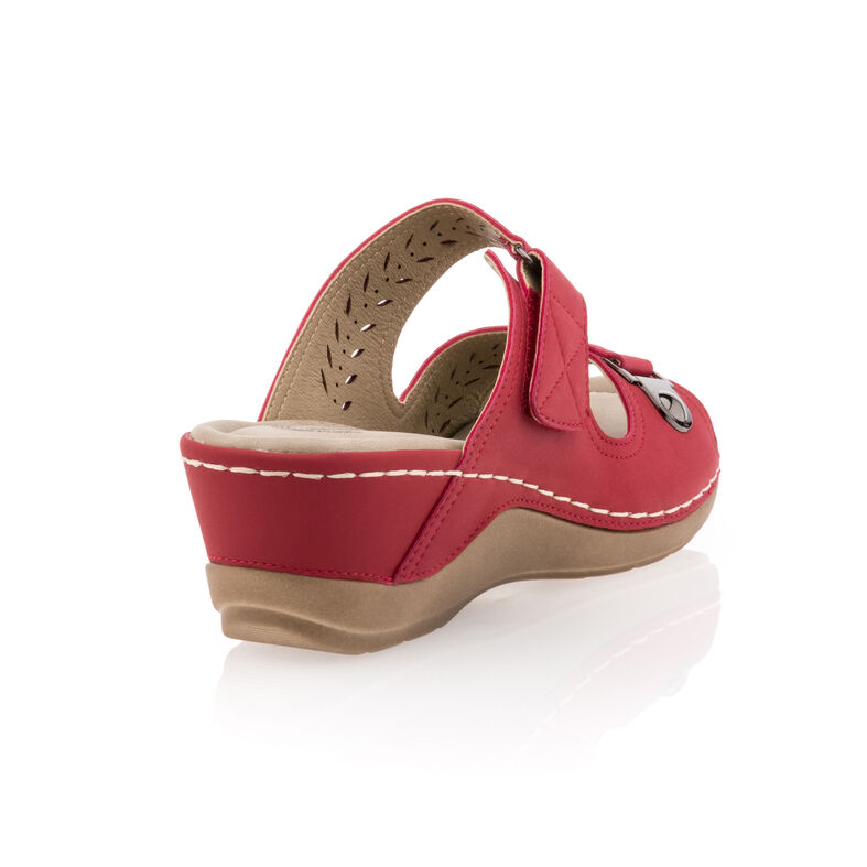 Rote Damen-Mules/Clogs