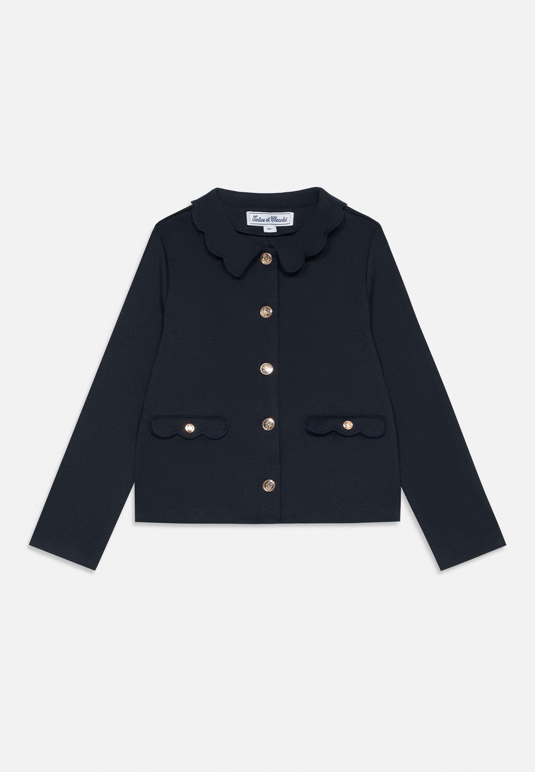 Tartine et Chocolat vest - marineblauw