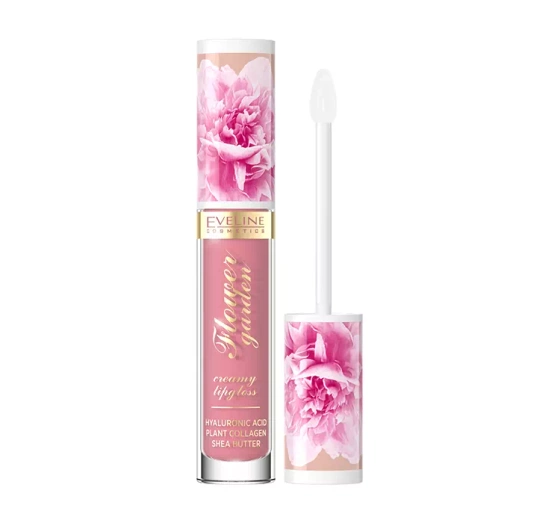 Eveline Cosmetics Flower Garden błyszczyk do ust 01 Delicate Rose 4,5 ml
