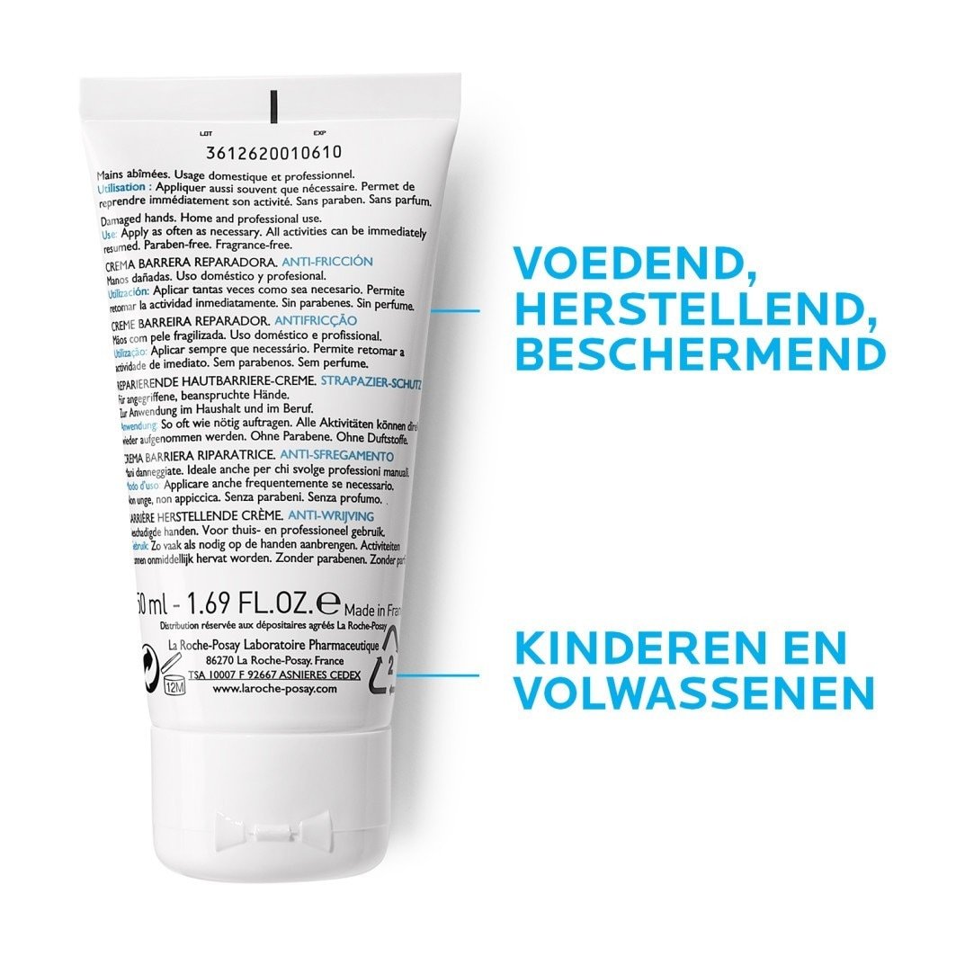 La Roche-Posay Cicaplast Barrier Repair roku krēms, 50 ml