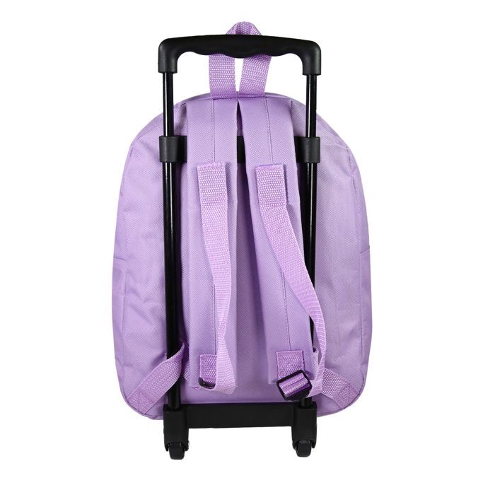 Bagtrotter - Gabby et La Maison Magique - Sac à Dos Scolaire à Roulettes  - Violet - Fille - 1 Compartiment Zippé -...
