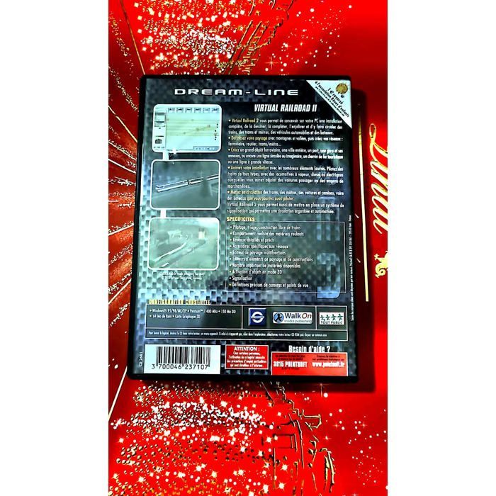 Virtual Railroad 2 – Jeu PC CD-ROM – Simulation / Train / Construction